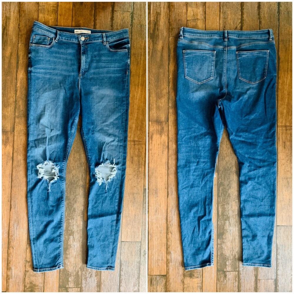 ASOS blue ripped jeans 34/36